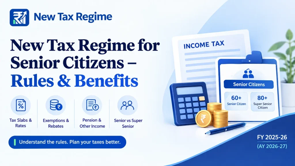 New Tax Regime for Senior Citizens – Rules & Benefits New Tax Regime for Senior Citizens