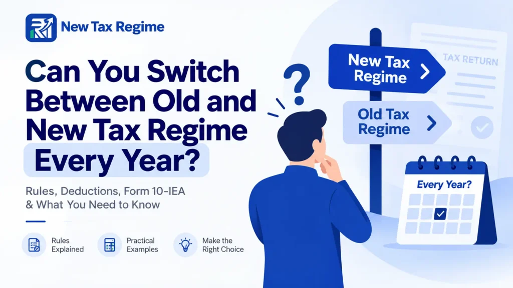 Can You Switch Between Old and New Tax Regime Every Year? Switch Between Old And New Regime