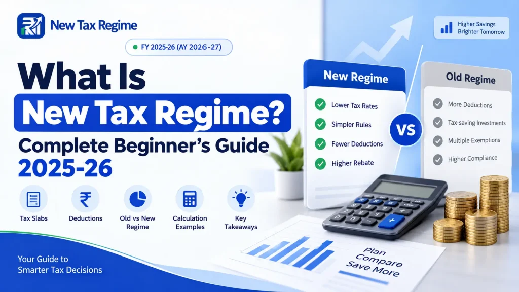 What Is New Tax Regime? Complete Beginner’s Guide 2025-26 What Is New Tax Regim